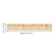 Yoloke Self Adhesive Flexible Foam Molding Trim Wallpaper Border 3D Sticky Decorative Wall Lines Peel and Stick Trim Wall Trim Baseboard Trim for Home, Office, Hotel DIY Decor